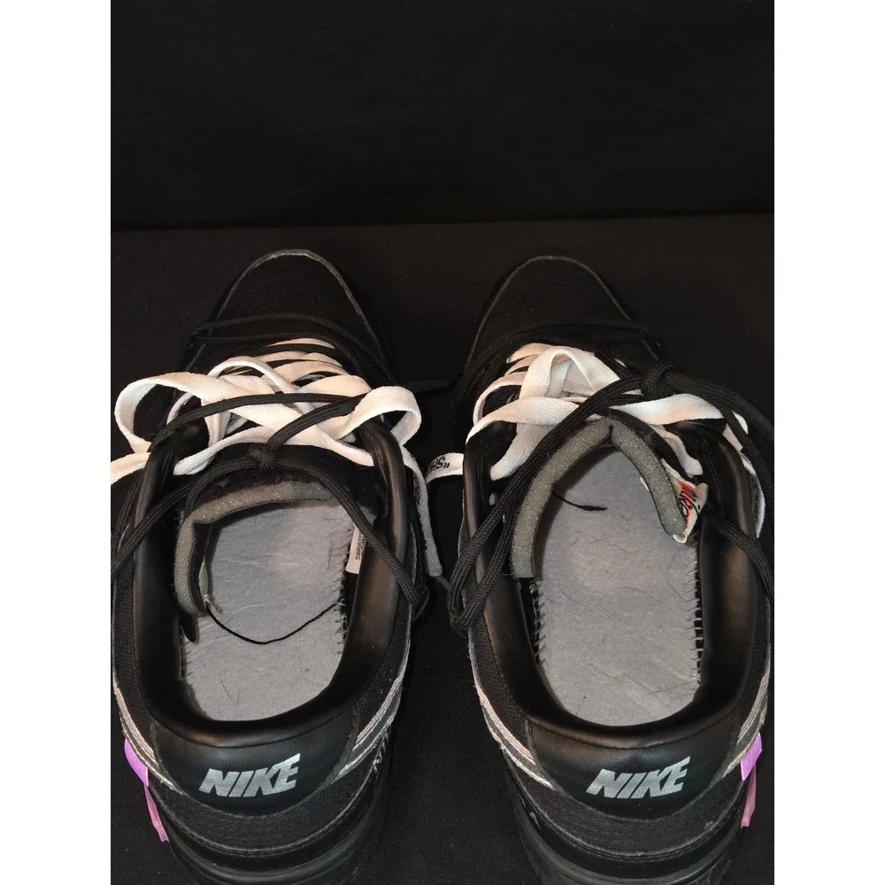 Nike Dunk Low‎ Off White 50 of 50 Black Silver Men's Size 8.5 DM1602 001